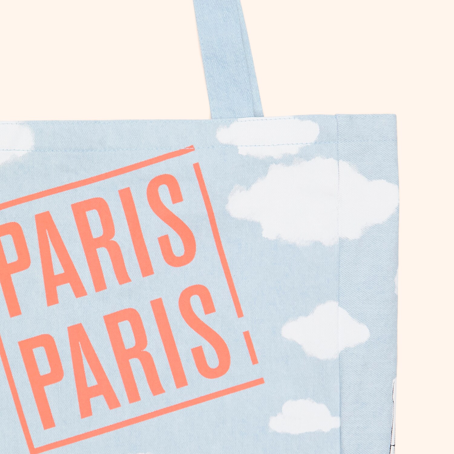Tote Bag Paris Paris Denim | LE BON MARCHÉ RIVE GAUCHE | Le